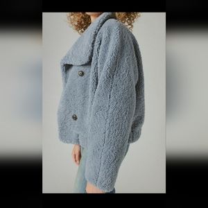 Lucky Brand Faux Shearling Coat NWT